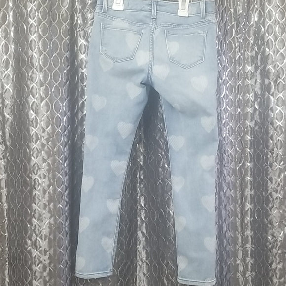 Gap Stretch Super Skinny Jeans with Hearts - Picture 2 of 5